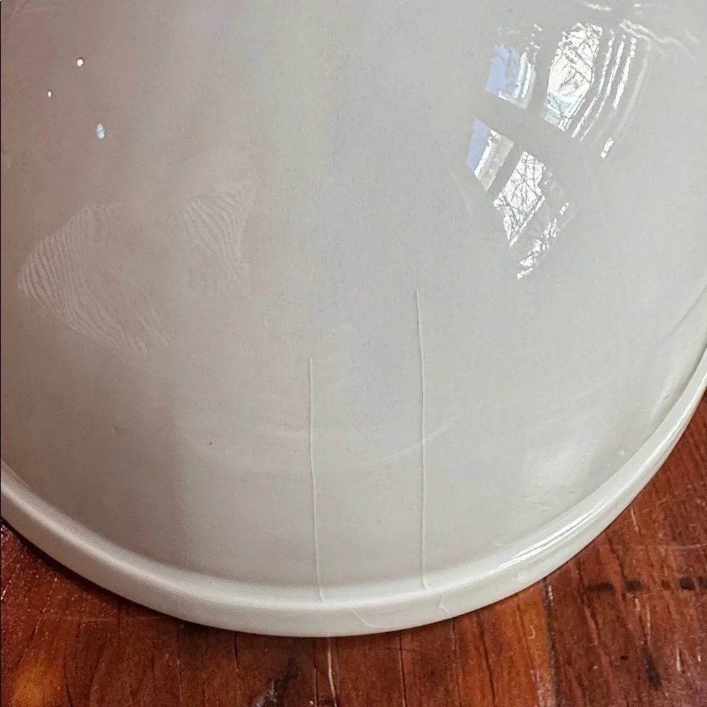Sur La Table Covered Oval White Serving Platter